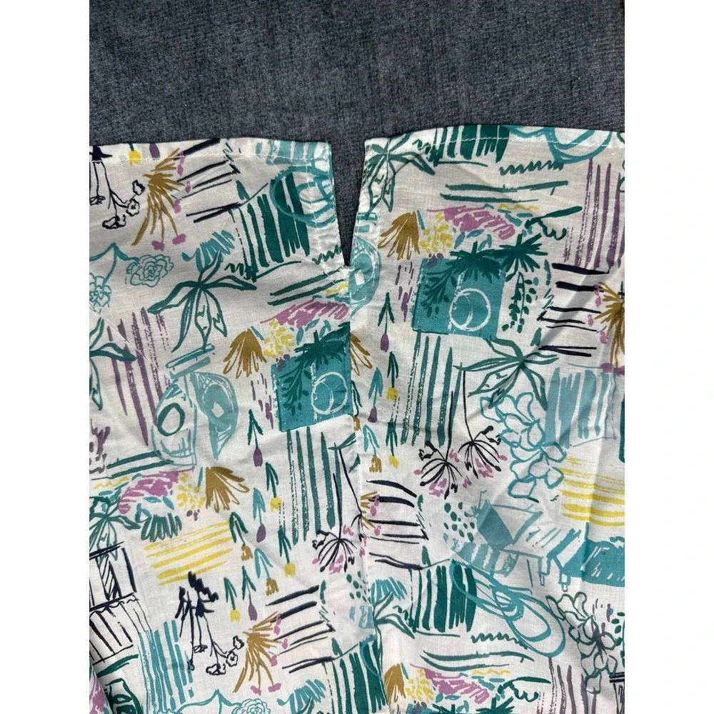 Seasalt Cornwall Rushmaker Shirt Organic Cotton Garden Studio Sketch Chalk US 10